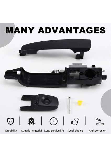 Kapı Kolu Çekme Dış Kapı Kolu 8S4Z-5422088-AA 8S4Z-54218A14-AA 8S4Z-5422404-AA Ford Focus 2008-2011 Için (Yurt Dışından) indirimleri