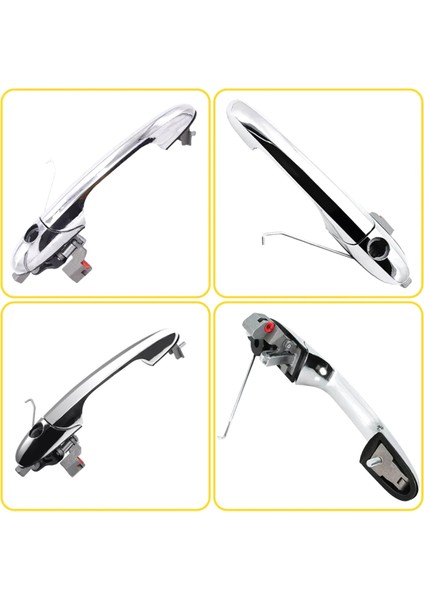 Fiat Için Chrome Sürücüsü Sol Ön Kapı Dış Tutar 500 735485875, 735451697,68069943AB Dış Kapı Tutucu (Yurt Dışından) fırsatları