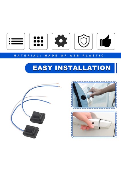 Hyundai Elantra Ad 2017 Için Araba Sol ve Sağ Endüktif Dış Kapı Tutma Düğmeleri (Yurt Dışından) indirimleri