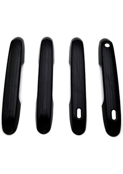 Toyota Land Cruiser Için 250 Prado LC250 2024 Araba Yan Kapı Kulpları Kapak Trim Aksesuarları Siyah (Yurt Dışından)