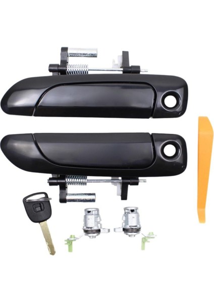 Dış Kapı Kolu Set Ön Sürücü ve Yolcu Tarafı 72140-S5D-A02 72180-S5A-003 72140-S5A-003 Honda Civic Için (Yurt Dışından)