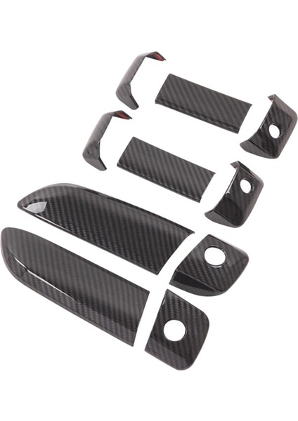 Karbon Fiber Kapı Tutamağı Çerçeve Kapak Toyota Hiace 2005-2015 Araba Stilini (Yurt Dışından)