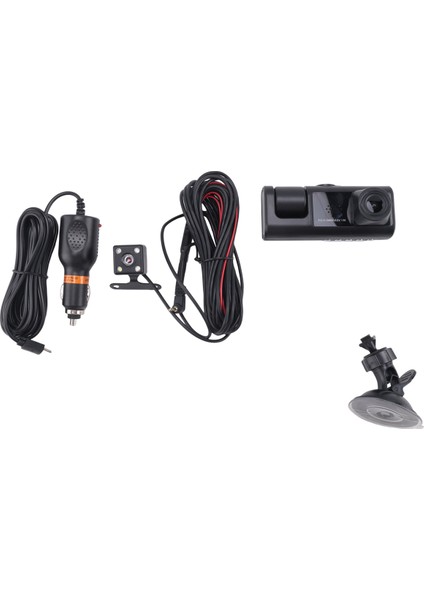 3 Kanallı Araba Dvr Kamera, 1080P Çizgi Kamera 3 Yollu Araba Kamerası Ir Gece Vizyonu, Döngü Kayıt, Park Monitörü (Yurt Dışından) modelleri