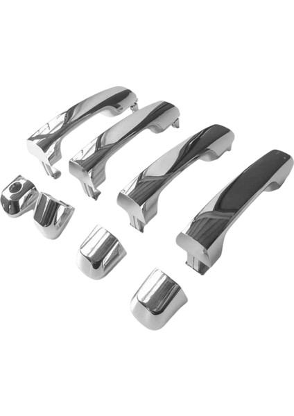 Araba Ön Arka Dış Kapı Kolu Dış Kapı Çekme Kolu 69211-60090 69250-60030 Toyota 4runner Lexus GX460 (Yurt Dışından)