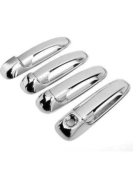8pcs/set Abs Chrome 4 Kapı Dış Kol Kapağı Kapak Kapakları 2002-2008 Dodge Ram 1500 2500 3500 Araba Stili (Yurt Dışından) indirimleri