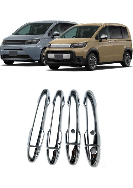 Honda Freed 2024 Araba Dış Kapı Kolu Kapak Trim Koruma Aksesuarları Gümüş (Yurt Dışından) indirimleri