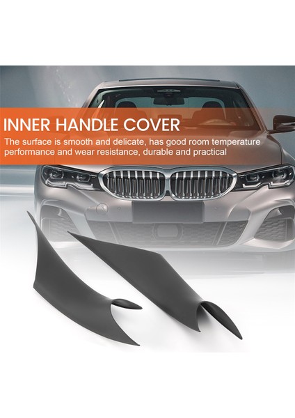 2pcs Abs Iç Kapı Kolu -Bmw 3 4 Seri 3 Serisi Gt F30 F35 2013-2019 Siyah (Yurt Dışından) fırsatları