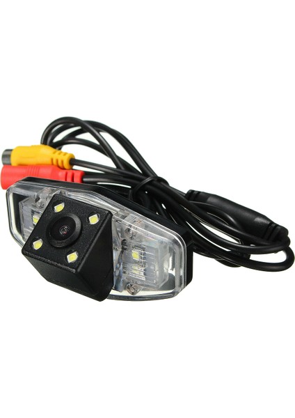 Otomatik Araba Arka Görünüm Yedekleme Ters Park Kamerası Honda Accord Için 4 LED Işık ile Civic Ek Fd Pilot Fit Jazz 1998-2013 (Yurt Dışından)