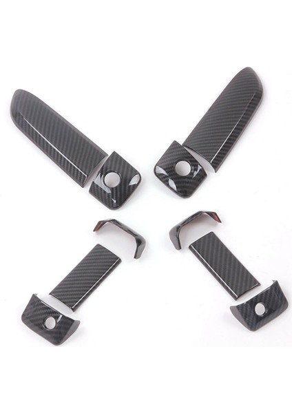 Karbon Fiber Kapı Tutamağı Çerçeve Kapak Toyota Hiace 2005-2015 Araba Stilini (Yurt Dışından) indirimleri