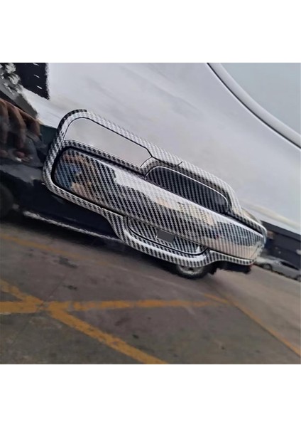 Ford Ranger 2023 2024 Dış Aksesuarlar Için Yan Kapı Kolu Kapak Döşemesi Abs Karbon Fiber - Akıllı Anahtar Deliği ile (Yurt Dışından) fiyatları