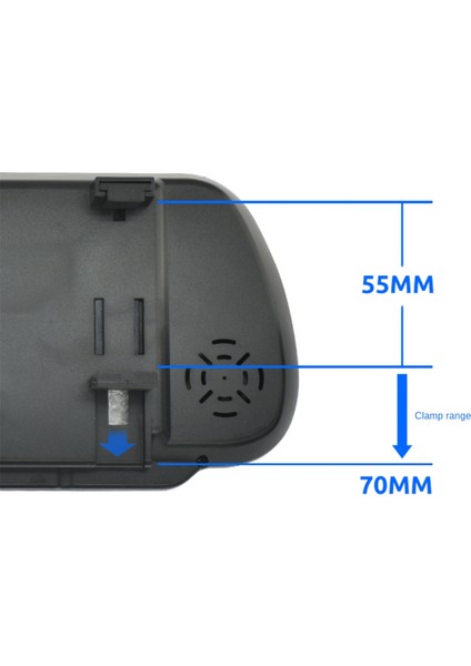 7 Inç Araba LCD Ayna Monitörü Park Ekranı Arka Görünüm Için Otomatik Ekran Yardımı Kamera (Yurt Dışından) fiyatları