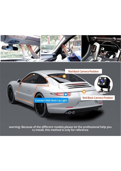 Hd 1080P Araba Kaydedici Araba 2 Inç Ters Görüntü ile Aynı Ekrana Sahip Üç Lens Ekran Dvr Kaydedici (Yurt Dışından) indirimleri