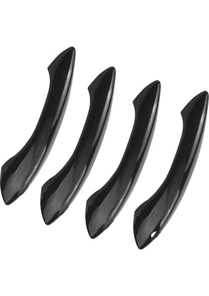 Abs Siyah Dış Kapı Kolu Koruyucu Kapak For-Bmw 5 6 7 Serisi F07 F10 F11 F06 F12 F13 F01 F02 (Yurt Dışından)