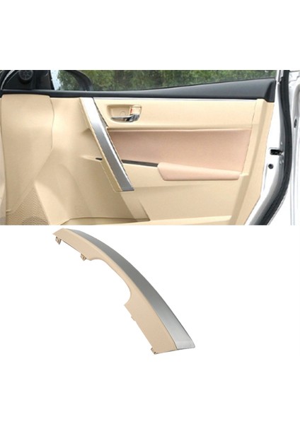 Toyota Corolla Levin Için Araba Sağ Ön Iç Kapı Kolu 2014-2018 Araba Kapısı Iç Kolçak Kapak Bej Gümüş (Yurt Dışından) indirimleri