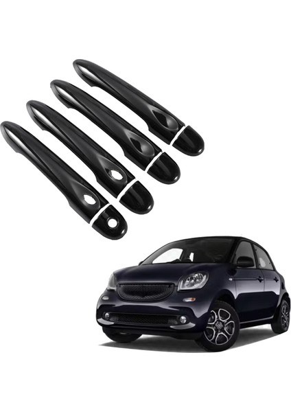 Mercedes Benz Smart 453 Forfour 2016-2021 Araba Dış Kolu Parlak Siyah (Yurt Dışından) modelleri