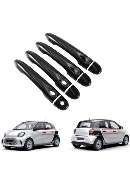 Mercedes Benz Smart 453 Forfour 2016-2021 Araba Dış Kolu Parlak Siyah (Yurt Dışından) indirimleri