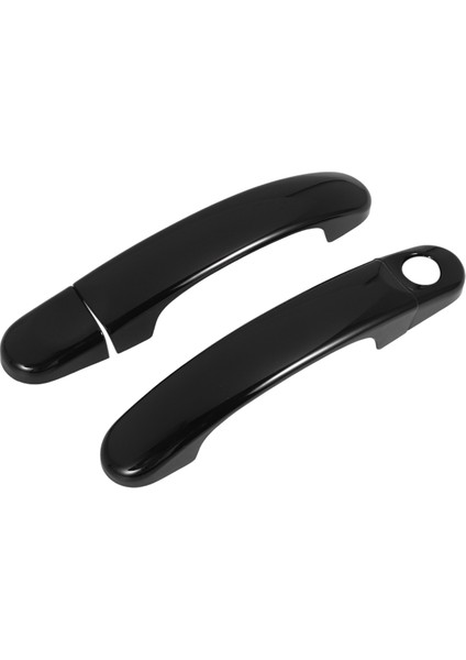 8pcs Set Abs Krom Kapı Kolu Kapaklar Taşıyıcı Için Trim T5 T6 Caddy Van 2003-2015 Parlak Siyah (Yurt Dışından) fırsatları