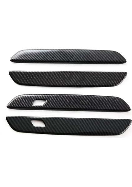 Bmw 5 Serisi G60 2024 Araç Dış Kapı Tutucu Kapak Trim Dekorasyon Aksesuarları Abs Karbon Fiber Desen (Yurt Dışından)