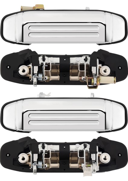 Mitsubishi Pajero Için Araç Krom Kapı Tutucu Aksesuarları 1992 1993 1994 1995 1996 1997 (Yurt Dışından) modelleri