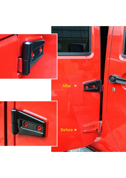 2007-2017 Jeep Wrangler Jk Jku Araç Aksesuarları Için 10X Hood &amp; Door Menteşe Kapağı (Yurt Dışından) fiyatları