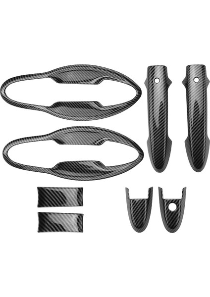 Araba Ön Kapı Kolları Kapak Trim Karbon Fiber Kapı Kolu Honda Hrv Hr-V Vezel 2014-2017 Araba Dış Stilini (Yurt Dışından) modelleri