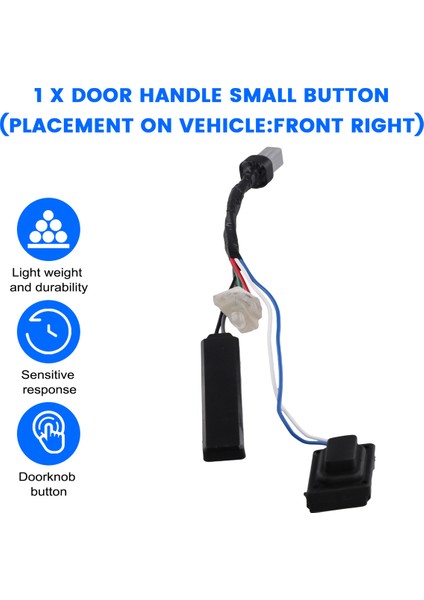 Araba Ön Sağ Kapı Kolu Küçük Düğmesi (Yurt Dışından) indirimleri