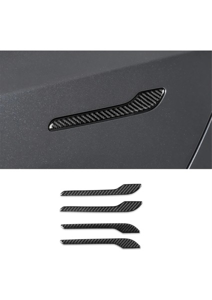 Araba Kapı Kolu Için Karbon Fiber Sticker (Yurt Dışından)