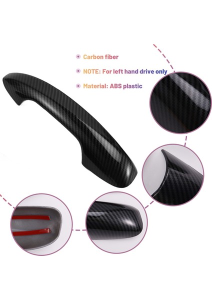 Lhd Karbon Fiber Için Kapı Kolu Kapağı Döşemesi (Yurt Dışından) indirimleri