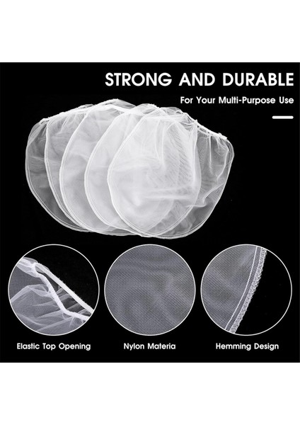 10 Adet Boya Süzgeç Torbası 1 Galonluk Bağcıklı Boya Filtresi (Yurt Dışından) indirimleri