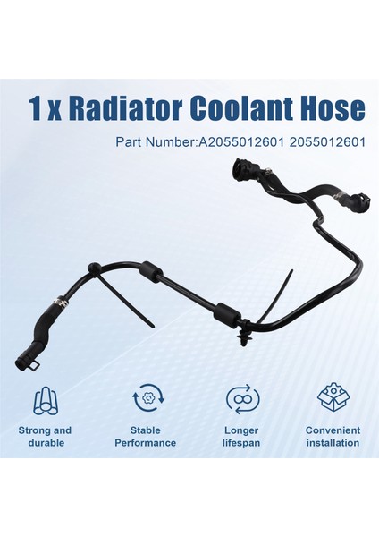 2055012601 Otomobil Parçaları Motor Radyatör Soğutma Hortumu Ara Soğutucu Hortumu (Yurt Dışından) indirimleri