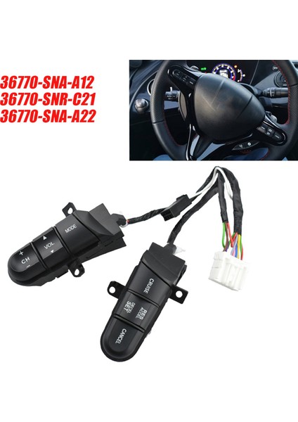 Honda Civic Jazz Ge8 Audio Uzak Accel Düğmesi 367770 SNA-A12 Araç Dısıng Sıng Taraf Kontrol Savap 36770 SNA-A12 (Yurt Dışından) indirimleri