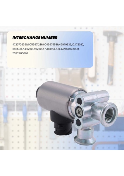 Kamyon Hava Fren Sistemi Solenoid Valfi - 4720706390 (Yurt Dışından) modelleri