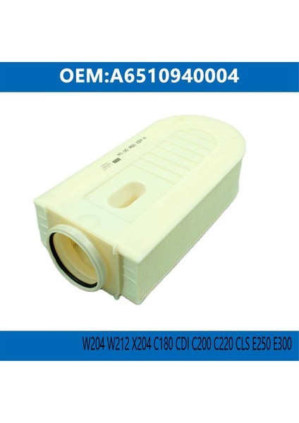 W204 Cdı Bluetec Motor Emme Hava Filtresi A6510940004 Için (Yurt Dışından) modelleri