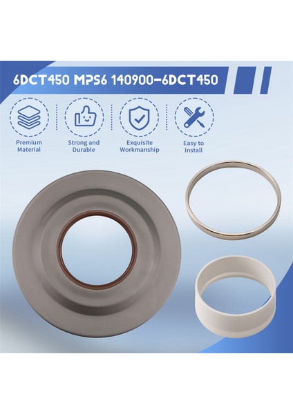 Mps6 6DCT450 Şanzıman Şanzıman Ön Sızdırmazlık Kapağı Seal Powershift Piston Debriyajı Ford Volvo Şanzıman Onarım Parçaları (Yurt Dışından) fırsatları