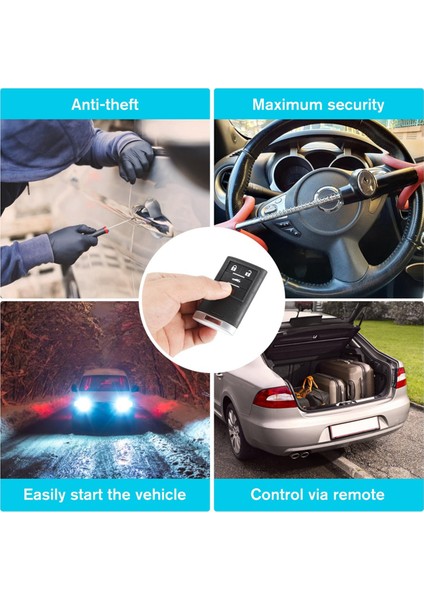 Araba Anahtarı Fob Anahtarsız Giriş Uzaktan 315MHZ M3N5WY77777A Chevrolet Corvette Için 2008-2013 4 Düğmeler (Yurt Dışından) modelleri