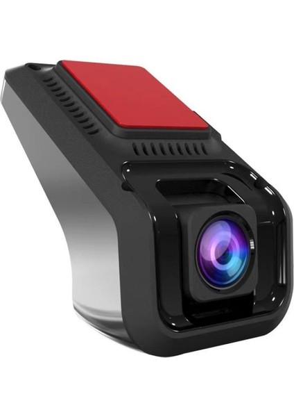 Araba Sabit Disk Video Kaydedici 1080P Sürüş Kaydedici Park Monitörü Kamera Adas Gece Görüşü Kara Kutu, 16G Hafıza Kartı (Yurt Dışından)