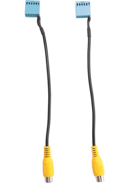 2pcs Araba Arka Bakış Kamera Rca Video Ters Kamera Dönüştürme Kablosu For-Mıb Passat Tiguan Golf RCD330 RCD330G (Yurt Dışından)