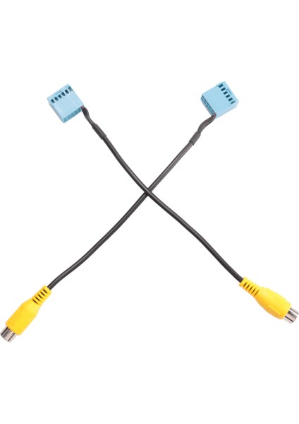 2pcs Araba Arka Bakış Kamera Rca Video Ters Kamera Dönüştürme Kablosu For-Mıb Passat Tiguan Golf RCD330 RCD330G (Yurt Dışından) fiyatları