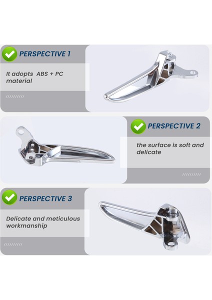 Araba Krom Sol Iç Kapı Tutucu Gümüş Kapı Tutucu Onarım Kiti Mercedes-Benz Clase A W169 B W245 (Yurt Dışından) indirimleri