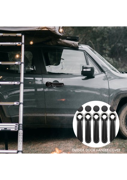 Dış Dış Kapı Kolu ve Bagaj Kapağı Jeep Wrangler Jk 07-17 Liberty 08-12 Dodge Nitro 07-11 Siyah 4dr (Yurt Dışından) indirimleri