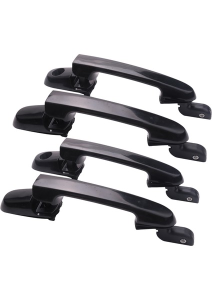 4 Adet Siyah Araba Kapı Kolu Ön Arka Lh Rh Dış Araba Kapı Kolu, Hyundai Accent Dodge Tutum 2006-2011 Için (Yurt Dışından)