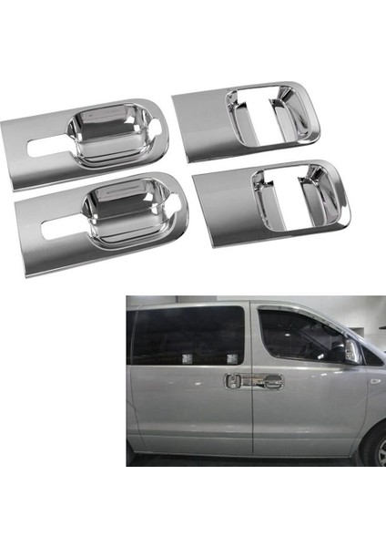 6pcs/set Araba Abs Krom Kapı Kolu Kaseler Hyundai Grand Starex H1 I800 2018-2020 Araba Aksesuarları (Yurt Dışından) fiyatları