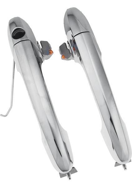 1paır Araç Dış Dışı Krome Kapı Topu Fıat 500 2007-2019 735451694 735485872 Rhd Için (Yurt Dışından) indirimleri