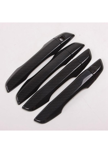 8pcs Araba Sağ El Sürücü Kapı Kolu Kapak Honda Civic 10. Nesil 2016 2017 2018 2019 (Yurt Dışından) modelleri