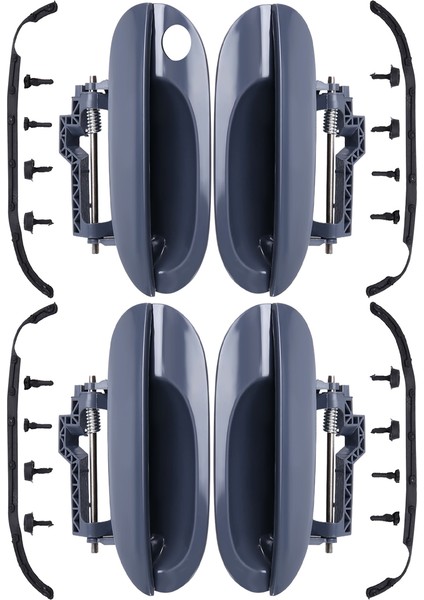 4pcs Dış Kapı Açıcı Kolu 51218245461 51218245462 Bmw 5 Serisi E39 1997-2003 51218245463 51218245464/55/56 (Yurt Dışından) modelleri