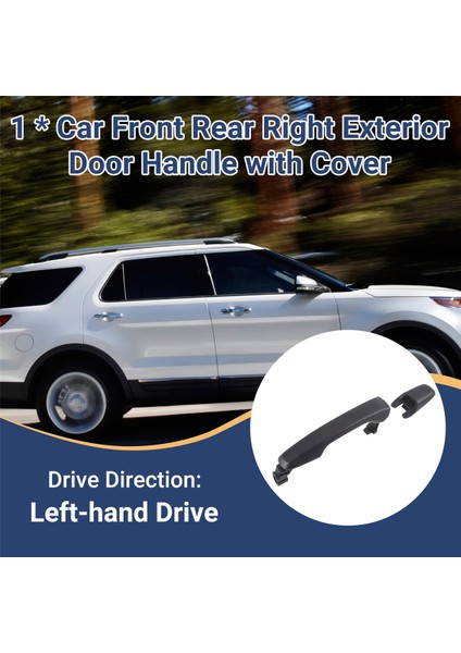 Araba Ön Sağ Dış Kapı Kolu Ford Explorer Edge Için Kapak ile 2011-2014 Dış Kapı Çekme Kolu Lhd (Yurt Dışından) fırsatları