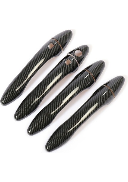 Kia Optima K5 Için 2011-2015 Aksesuarlar Dış Kapı Kolu Kapak Trim Abs Karbon Fiber Akıllı Kilit Delikleri (Yurt Dışından)