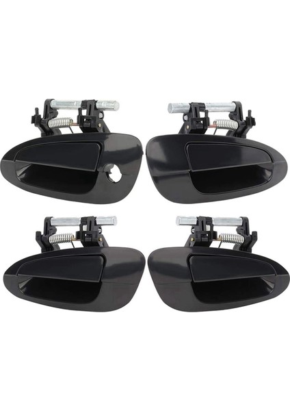 Araba Siyah Kapı Kolları 806078J009 806068J009 826078J009 826068J009 Nissan Altima Için 2002-2006 Için (Yurt Dışından)