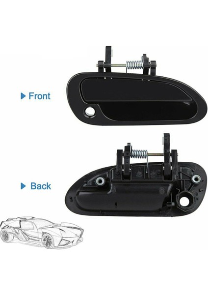 Honda Accord Için Yeni Araba Kapısı Tutağı Seti 2.0 2.3 3.0 1998-2002 Kapı Tutucu Montajı 72140-S84-A01 (Yurt Dışından) fırsatları