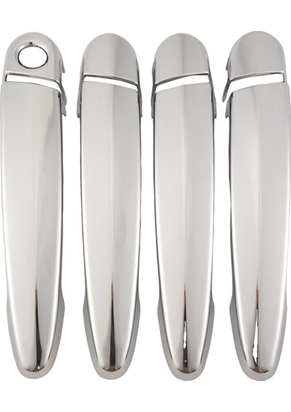 8pcs Set Araç Karbon Fiber Krom Dış Kapı Tutucu Kapak Trims Bmw F30 F30 F35 F34 E70 E71 E84 F25 F26 F20 F31 (Yurt Dışından) modelleri